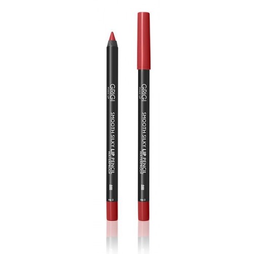 GRIGI MAKE UP WATERPROOF LIP SILKY PENCIL - ΜΟΛΥΒΙ ΧΕΙΛΙΩΝ No02 ΚΟΚΚΙΝΟ