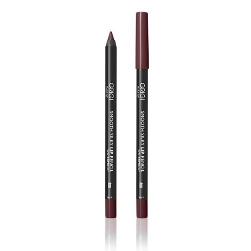 GRIGI MAKE UP WATERPROOF LIP SILKY PENCIL - ΜΟΛΥΒΙ ΧΕΙΛΙΩΝ No05 ΣΚΟΥΡΟ ΚΟΚΚΙΝΟ