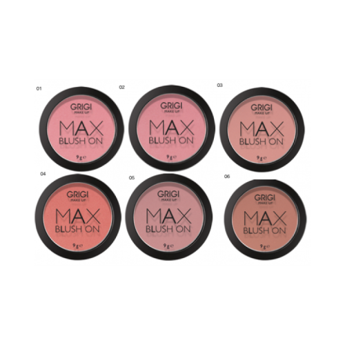 GRIGI MAKE-UP MAX BLUSH ON ΡΟΥΖ- 03 ΦΥΣΙΚΟ ΡΟΖ 9g