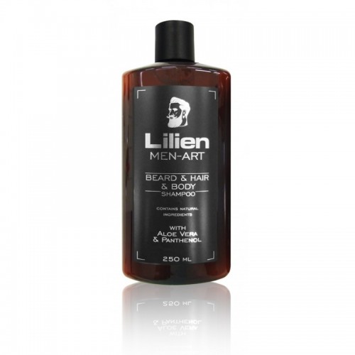 LILIEN MEN ART BEARD&HAIR&BODY SHAMPOO BLACK 250ML