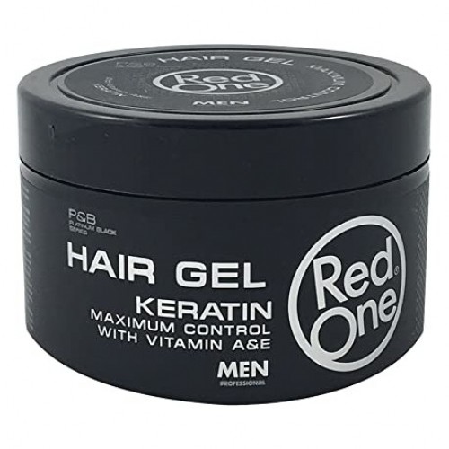 RED ONE HAIR GEL KERATIN VITAMIN A&E FULL FORCE 450ML