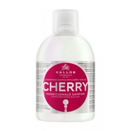 KALLOS CHERRY ΣΑΜΠΟΥΑΝ 1000ml ΜΕ ΕΛΑΙΟ ΚΕΡΑΣΙΟΥ ΒΙΤΑΜΙΝΕΣ A-C-B1-B2-B6 ΙΧΝΟΣΤΟΙΧΕΙΑ ΦΩΣΦΟΡΟΣ ΑΣΒΕΣΤΙΟ ΞΗΡΑ -ΤΑΛΑΙΠΩΡΗΜΕΝΑ