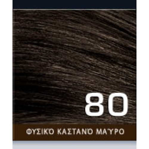 Ανδρική βαφή μαλλιών Schwarzkopf Professional Men Perfect Νο 80 Φυσικό Μαύρο Καστανό 40ml