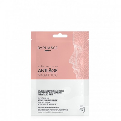 BYPHASSE SKIN BOOSTER ΥΦΑΣΜΑΤΙΝΗ ΜΑΣΚΑ ΠΡΟΣΩΠΟΥ ANTI-AGING