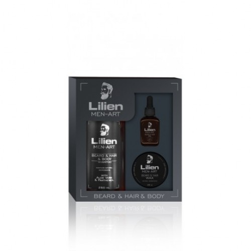 UNION LILIEN CARE GIFT BOX MEN ART KENIA BLACK 250ML  ΣΥΝ 30ML ΚΑΙ 45GR