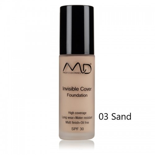 MD Professionnel Invisible Cover Foundation SPF30 03 Sand 30ml  + ΔΩΡΟ ΒΕΡΝΙΚΙ SEXAPIL