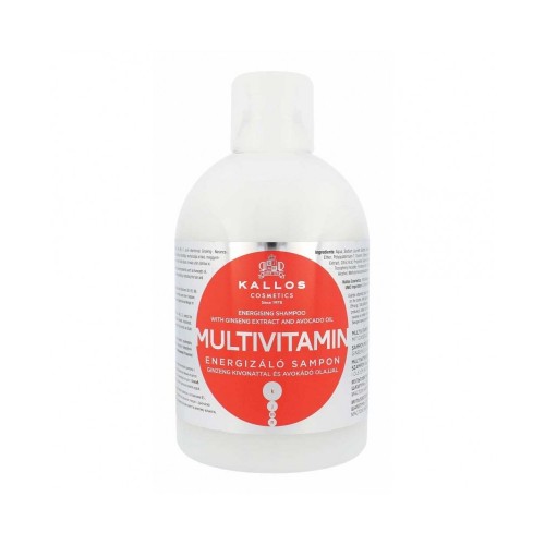 Σαμπουάν Kallos Multivitamin Energising Shampoo - για βαμμένα και ξηρά μαλλιά 1000ml 