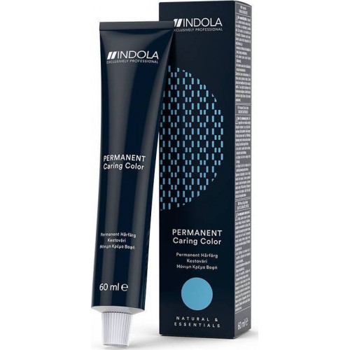 Βαφή Μαλλιών Indola Permanent Caring Color Intense Coverage 6.18 Ξανθό Σκούρο Σαντρέ Σοκολατί 60ml