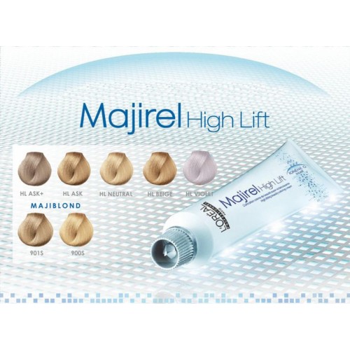 Βαφή μαλλιών L'oreal Professionnel Majirel High Lift σε απόχρωση HL Ash-Σαντρέ 50ml