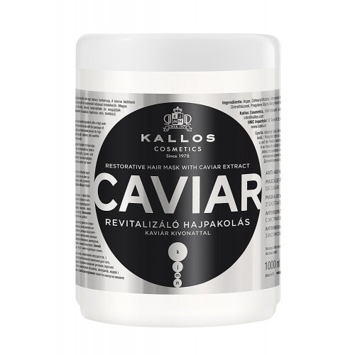 KALLOS CAVIAR RESTORATIVE ΜΑΣΚΑ ΜΑΛΛΙΩΝ 1000ml ΕΠΑΓΓΕΛΜΑΤΙΚΗ ΜΕ ΧΑΒΙΑΡΙ