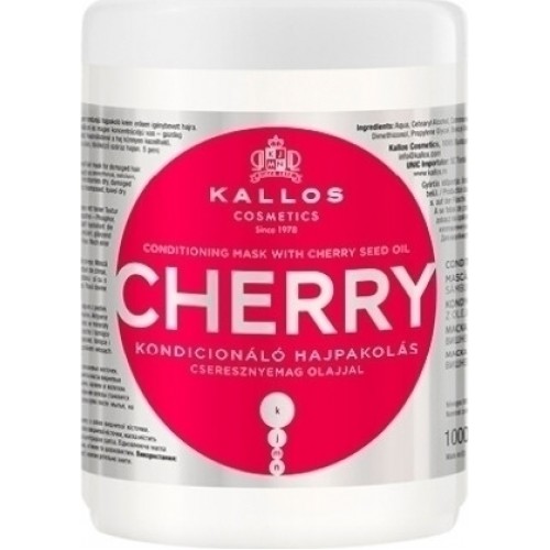 KALLOS CHERRY CONDITIONING ΜΑΣΚΑ ΜΑΛΛΙΩΝ 1000ml ΜΕ ΚΕΡΑΣΙ ΓΙΑ ΚΑΘΗΜΕΡΙΝΗ ΧΡΗΣΗ