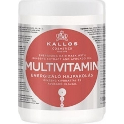 KALLOS MULTIVITAMINE ΜΑΣΚΑ ΜΑΛΛΙΩΝ 1000ml ΜΕ ΠΟΛΥΒΙΤΑΜΙΝΕΣ ΓΙΑ ΒΑΜΜΕΝΑ ΚΑΙ ΤΑΛΑΙΠΩΡΗΜΕΝΑ