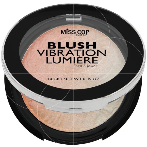 ΡΟΥΖ MISS COP - BLUSH VIBRATION LUMIÈRE N°01 PÊCHE 10 GR